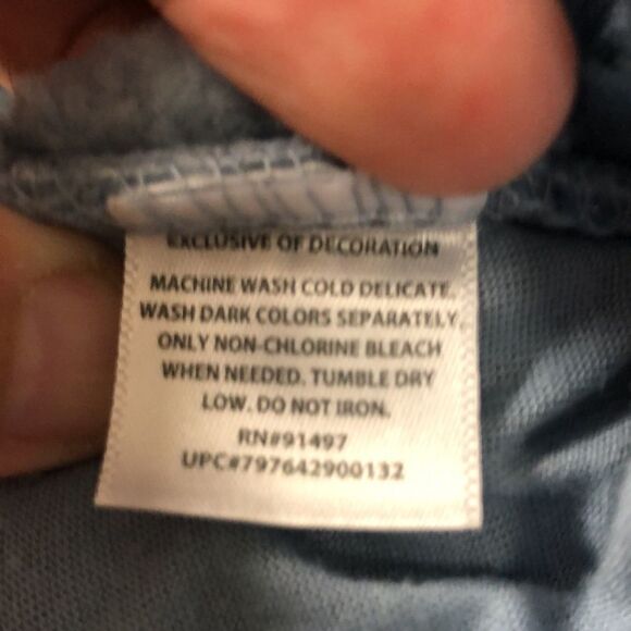 Home Free M Blue Navy Sherpa Teddy Pullover Quarter Zip Sweatshirt - Picture 12 of 15